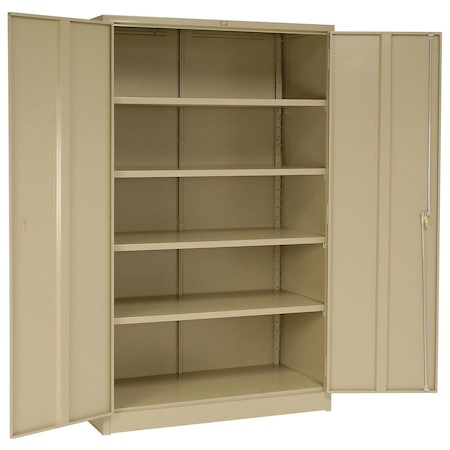 Global Industrial Industrial Storage Cabinet, 78 in H, 48 in W, Tan 603600TN
